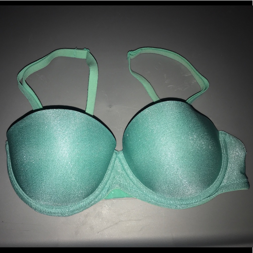Wear Everywhere Multi-Way Push-Up Shiny Teal Bra